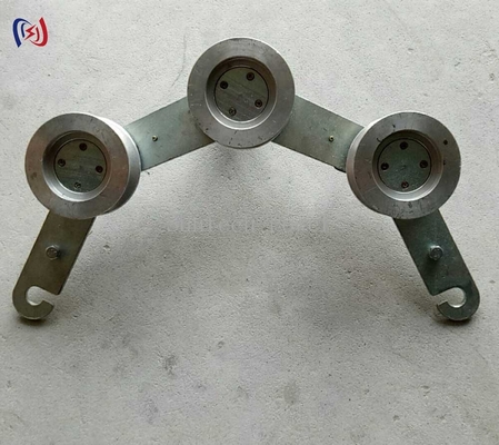 Hook Ground Block Cable Pulling Pulley voor geleider / staaldraad touw