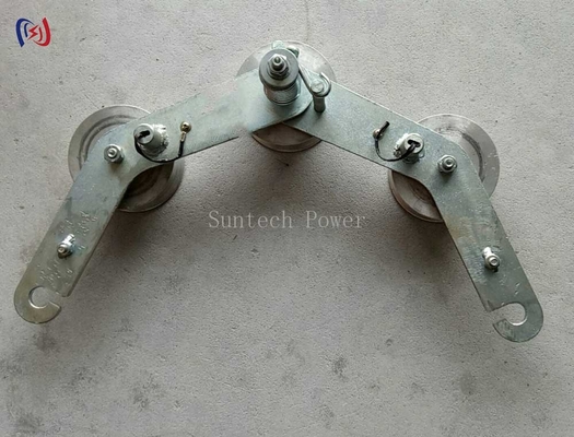 Hook Ground Block Cable Pulling Pulley voor geleider / staaldraad touw