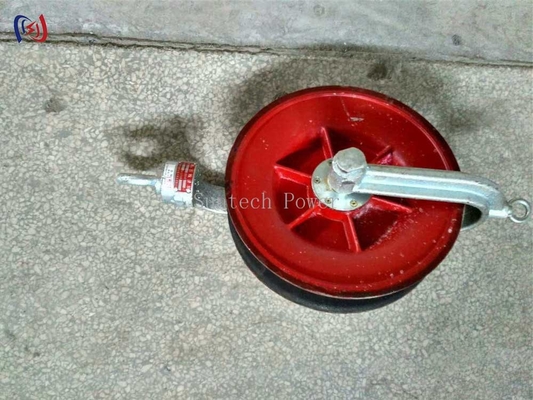 Stroomleiding-strengingswerktuigen Anti-lifting release pulley voor glad draad en geleider plaatsing