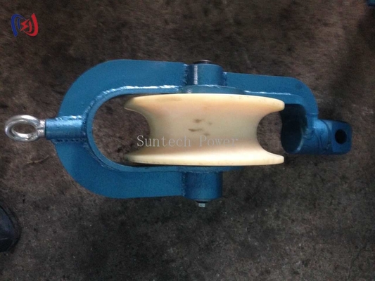 Stroomleiding-strengingswerktuigen Anti-lifting release pulley voor glad draad en geleider plaatsing