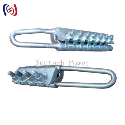 Bolt Type Anti Twist Steel touw Gripper Stringing Conductor Kom langs Clamp