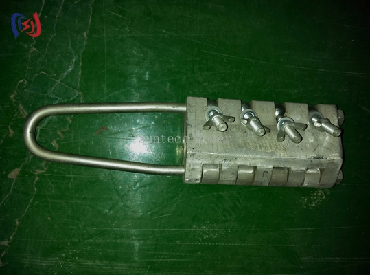 Bolt Type Anti Twist Steel touw Gripper Stringing Conductor Kom langs Clamp
