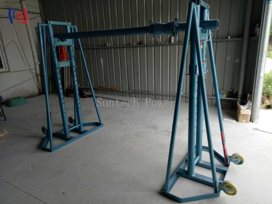 Hydraulisch kabelbalkstandje. Zwaar draadsysteem met verstelbare spanning.