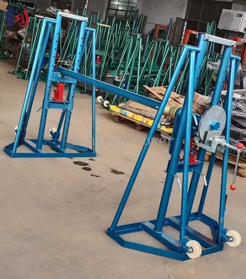 Hydraulisch kabelbalkstandje. Zwaar draadsysteem met verstelbare spanning.