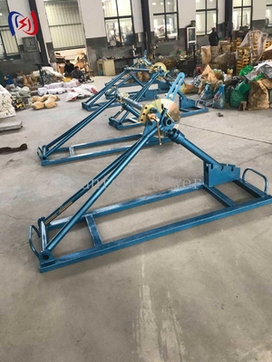 Heavy-Duty Afneembare Kabel Roll Stand -- 10 ton capaciteit, corrosiebestendig frame voor substation &amp; transmissie projecten