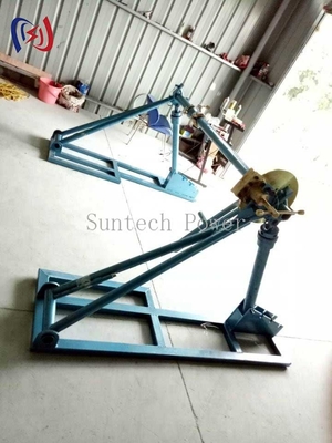 Heavy-Duty Afneembare Kabel Roll Stand -- 10 ton capaciteit, corrosiebestendig frame voor substation &amp; transmissie projecten