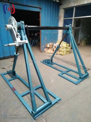 Heavy-Duty Afneembare Kabel Roll Stand -- 10 ton capaciteit, corrosiebestendig frame voor substation &amp; transmissie projecten