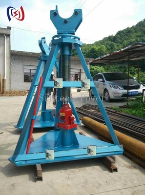 70kN Hydraulisch Kabel Rolstand   Heavy-Duty Industriële Lifting ∙ Frame voor Power & Telecom Projects