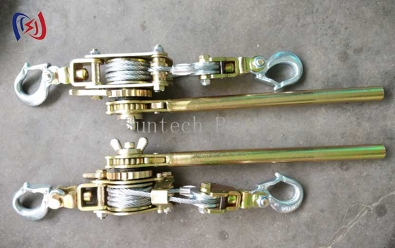 Ratchet Cable Puller Tightener Steel Construction Non Slip Grip Verstelbare Kaak Voor Draadtouw Strand