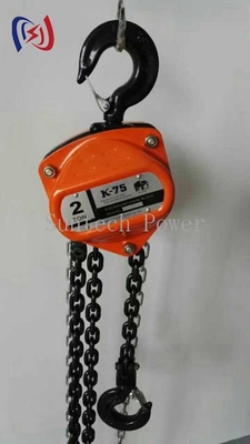 Industriële handketenheftruck voor de installatie van zware machines
