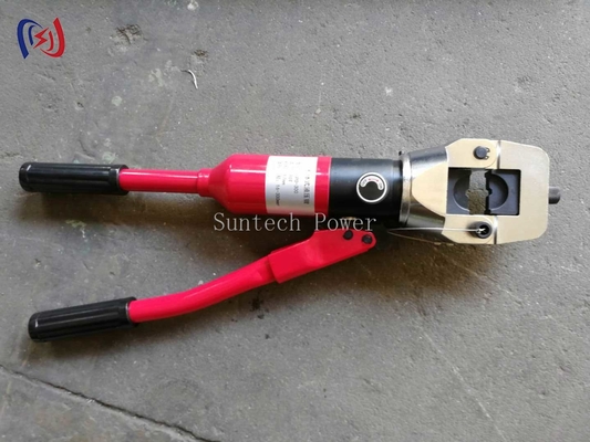 Professionele hydraulische krimptang met geïntegreerde pomp voor elektrische connectoren