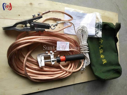 Industrial Safety Grounding Wire Kit met duurzame opslagzak voor gemakkelijk vervoer