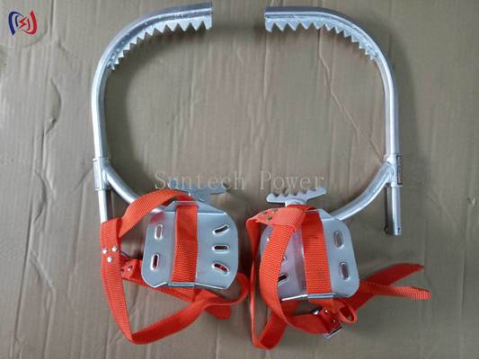 Voetklemmen voor professionele grapplers voor het beklimmen en onderhouden van bruggen.