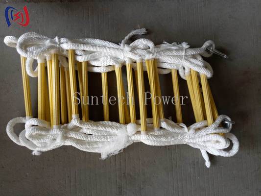 Professionele geïsoleerde touwladder voor werk aan onder spanning staande leidingen Hoogspanningsonderhoud​