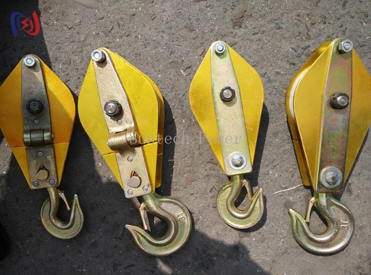 Een lichtgewicht aluminiummetaal opheffingspakket met nylonblad voor rigging