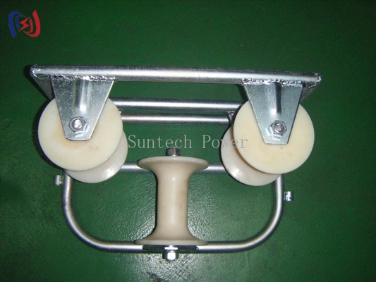 Multi-groove corner ground roller voor parallel kabel trekken