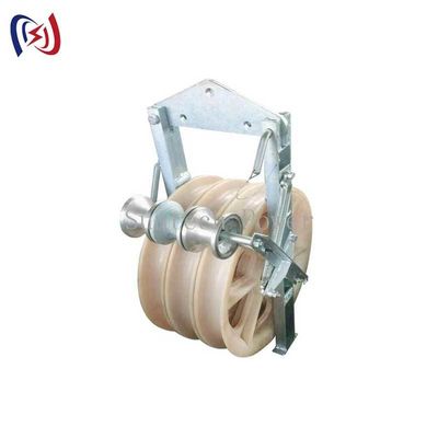 Grounding Roller Stringing Block High Efficiency Conductor Stringing System For Power Grids
