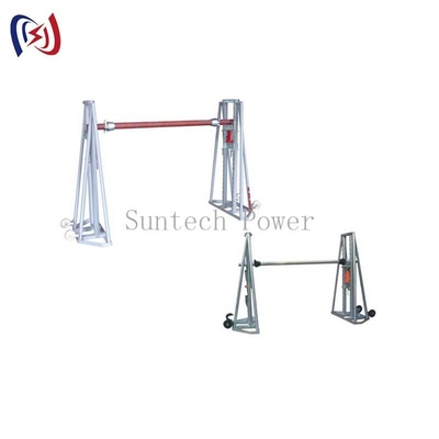 Hydraulisch type kabel spoel stand hoog efficiënt spoel ondersteuning voor netprojecten