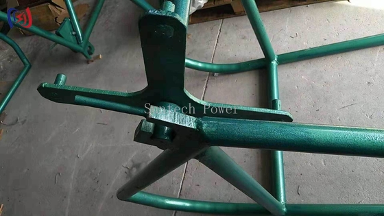 Bouw van staal voor industriële touwbeheer.