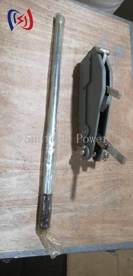 Compacte aluminium draad touwhef met telescopisch handvat voor gesloten ruimtes