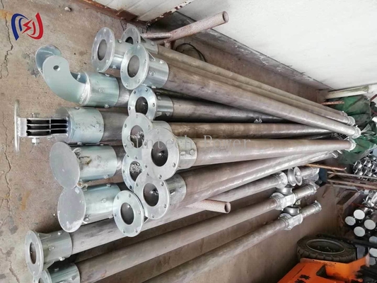 Zware A-vormige buisvormige ginstang voor de bouw van transmissietoren