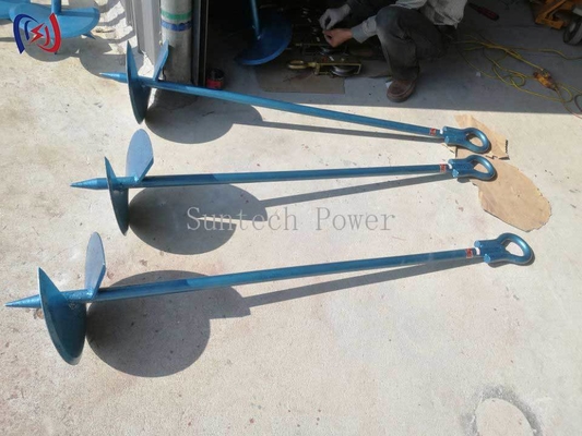 Zware aardboor voor installatie van een elektrische paal 10-50KN