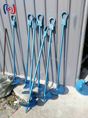 Zware aardboor voor installatie van een elektrische paal 10-50KN