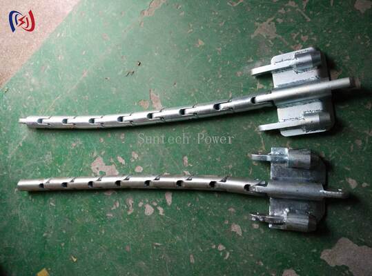 Robuuste kopplaat voor drie bundelgeleiders behoudt een precieze driehoekige configuratie, balansert trekkrachten en biedt uitzonderlijke sterkte