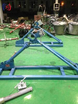 Portable Detachable Cable Reel Stand with 30-100KN Rated Load for Easy Transport and Storage