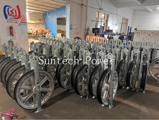 Heavy Duty 822 Serie Stringing Block met MC Nylon Sheave voor Installatie van Conductor met Hoge Capaciteit