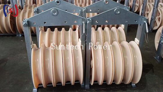 1040 Serie Stringing Block voor Hoge Spanning Trekken van Grote Diameter Transmissieleidingsdraden