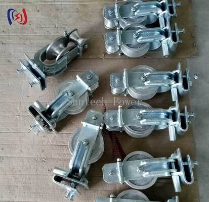 Skyward Drie-doel Stringing Block met 20KN nominale belasting, drie operationele modi, en Aluminium Sheave voor installatie van luchtlijnen