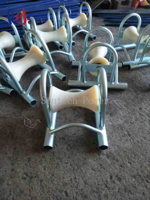 5KN nominale belasting kabel grondroller met gegoten aluminium drager voor ondergrondse installatie