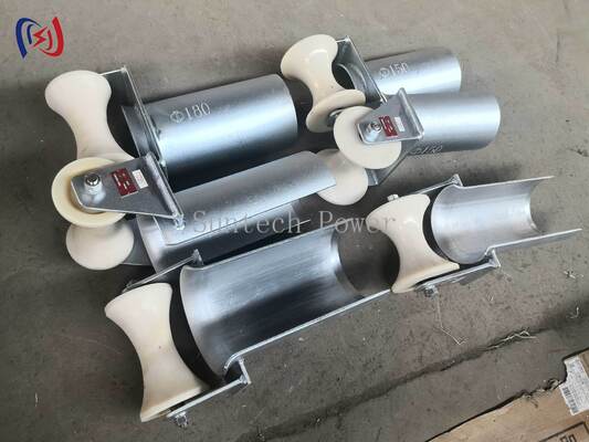 D-serie Kabel-ingangsbeschermingsroller met 80-200 mm buisdiameter voor corrosiebestendig en laag wrijvend kabeltrekken