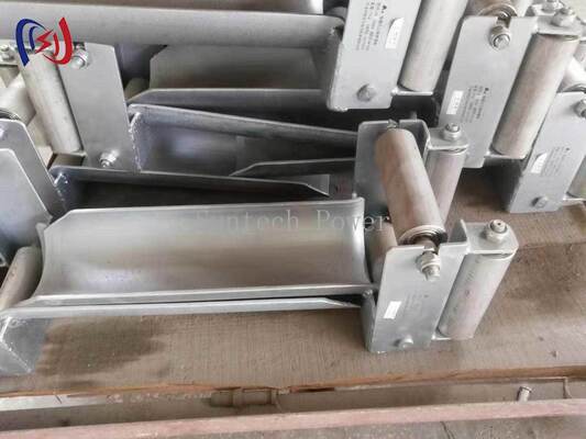 Professionele kabelroller met 180 mm maximale kabeldiameter, 20KN nominale belasting en corrosiebestendig ontwerp voor ondergrondse installatie