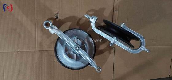 Professionele draadblokken met een nominale belasting van 10-40KN en een aluminiumschaal voor veilige verankering op transmissielinjen