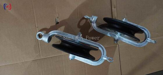 Professionele draadblokken met een nominale belasting van 10-40KN en een aluminiumschaal voor veilige verankering op transmissielinjen