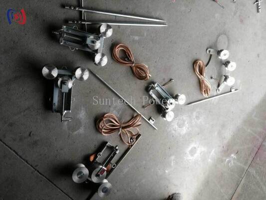 Professionele 100A Max Current Grounding Block met een onderdiameter van 50 mm en gietstaalmateriaal voor veilig elektrisch aarding