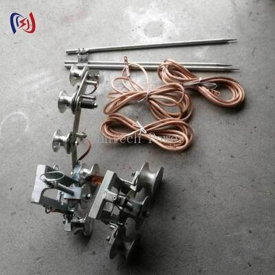 Professionele 100A Max Current Grounding Block met een onderdiameter van 50 mm en gietstaalmateriaal voor veilig elektrisch aarding