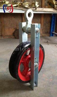 Professionele hoge snelheid draaiblok voor soepele en efficiënte kabelrichtingswijzigingen met lage wrijvingsbalk en nominale belasting van 50KN