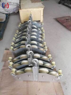 Zware vier-schaaf gecombineerde blok met 10KN nominale belasting, R570 buigradius en 23,5 kg gewicht voor hoog mechanisch voordeel opheffen