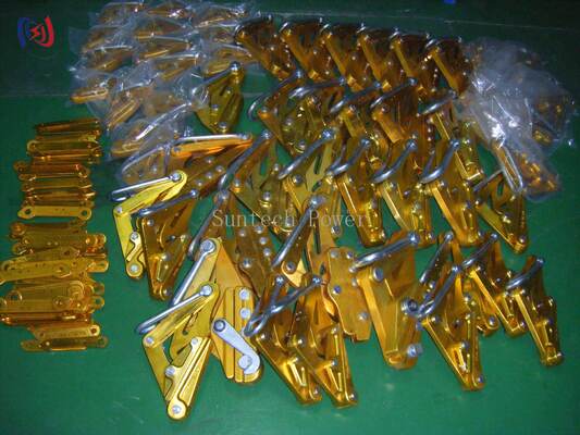 Aluminiumlegeringsgeleidergripper met 7-80KN nominale belasting, 14-48mm maximale openheid en niet-schadelijke greep voor veilige hantering