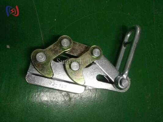 Professionele Dual Cam Aarddraad Gripper met 10-30KN nominale belasting voor 11-15mm draden en Corrosion Resistant Come Along Clamp