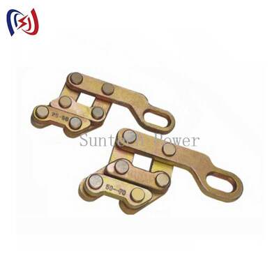 Professionele Parallel Ground Wire Gripper met 10-30KN nominale belasting en 13-26mm Max Open voor gelijktijdige spanning van Twin Ground Drones