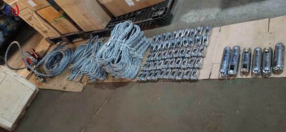 Hoge-tanningsrust roestvrijstalen kabelnet Sock Joint voor niet-schadelijke greep op 12-150mm kabels