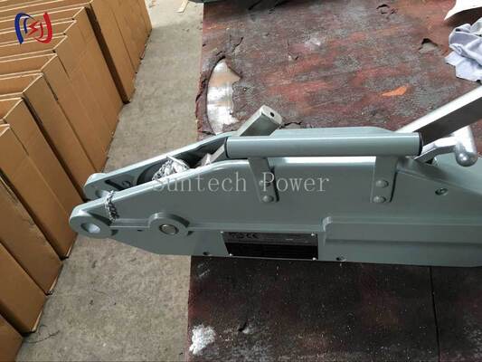 Draagbare draad touw handgreep hefmachine met 8-54KN nominale tillen voor handmatige bediening zonder externe kracht