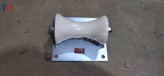 Professionele 5KN Nominale Belasting Kabel Grondrol met Gietaluminium Drager voor 150-160mm Ondergrondse Kabelinstallatie