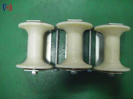Professionele 10-20KN nominale belasting kabel Pithead Roller voor 80-160mm kabels met corrosiebestendig ontwerp
