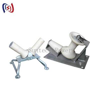 10KN Heavy Duty Cable Turning Roller: 90 graden hoekbescherming voor loopgaten