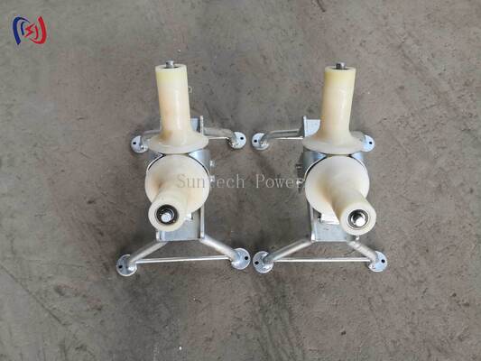 10KN Heavy Duty Cable Turning Roller: 90 graden hoekbescherming voor loopgaten